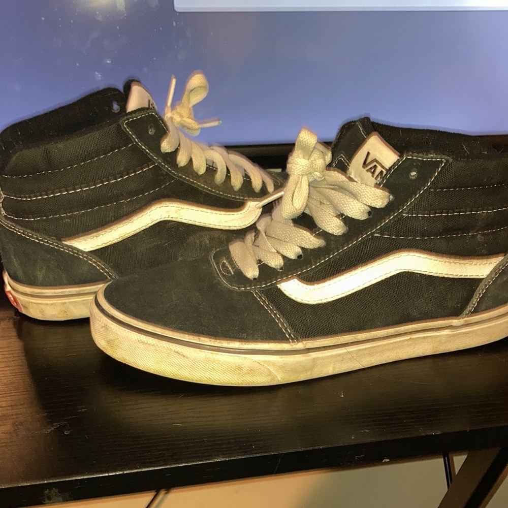 Vans black high top